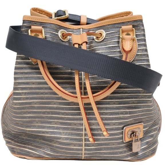 Louis Vuitton Handbags - Louis Vuitton Womens Eden Neo Bucket Shoulder Bag Grey Monogram Argent Canvas